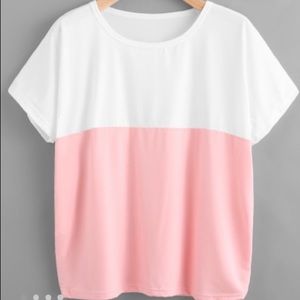 Colorblock tee!